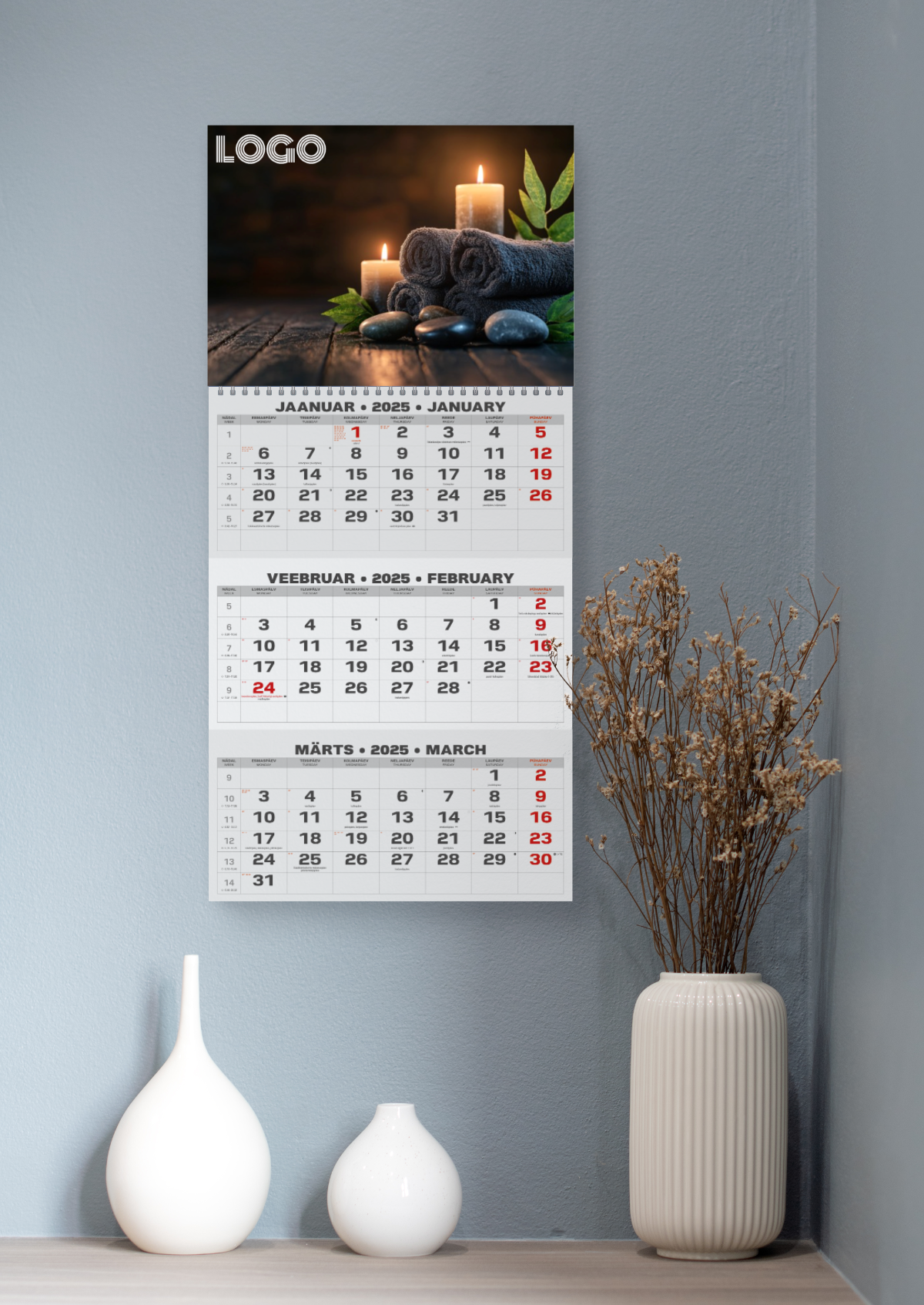 Trio logo calendar